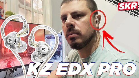 FONE BOM E BARATO! KZ-EDX para GAMERS!