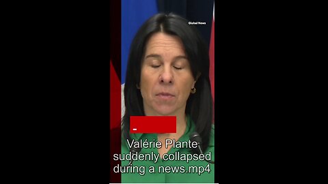Valérie Plante suddenly collapsed during a news conference on Tuesday