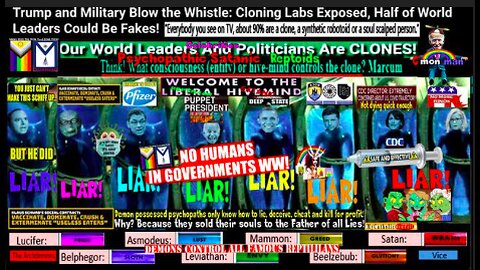TRUMP & MILITARY BLOW THE WHISTLE: CLONING LABS EXPOSED, HALF (even more) OF WORLD LEADERS COULD BE FAKES!