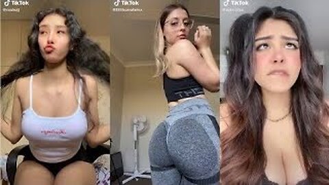Sexy TikTok thots with perfect curves doing hot popular dances compilation 🍆🍑👌