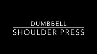 75 Dumbbell Shoulder Press