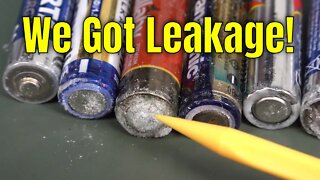 EEVblog 1508 - We FINALLY Got Alkaline Battery LEAKAGE!