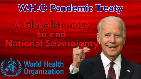 The West giving up medical sovereignty to the W.H.O and ultimately China.