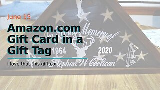 Amazon.com Gift Card in a Gift Tag