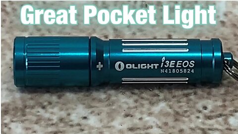 Olight i3E EOS Pocket Light - Actually Tested Review