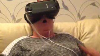 Mom has intense experience with VR roller coaster