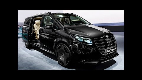 2024 Mercedes V-Class - New Luxury Van in detail