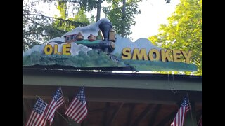 Knoebels (Pioneer and Ole Smokey) Train Ride and Crystal Pool - Elysburg, PA