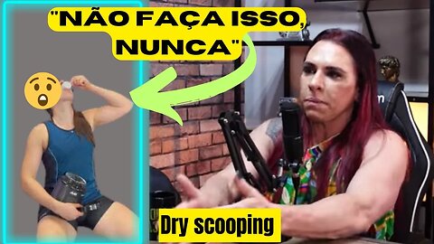 Não faça Dry scooping jogar pré-treino direto na boca