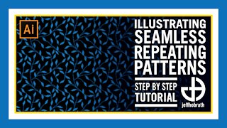 How to Make a Seamless Repeating Pattern Vector in Illustrator Tutorial | Jeff Hobrath Art Studio