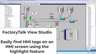 FactoryTalk View Studio Highlight Feature for Easy Tag Search