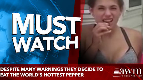 Despite Many Warnings They Decide To Eat The World’s Hottest Pepper, Ends Worse Than Expected