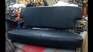 IH Scout II seat upholstery Part 2