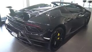 Gorgeoues Lamborghini Huracán Performante Spyder at Lamborghini Malmö Sweden [4k]