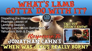 CORRECTING Jonathan Cahn's "When Was Jesus REALLY Born?" Pharisee Leaven