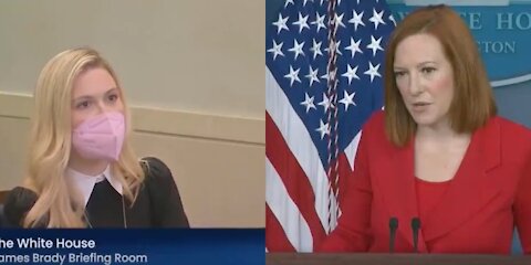 Reporter Corners Psaki About Biden Officials Wearing Mask After Vaccinated—She Has NO Response