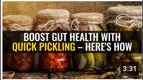 Boost gut health with quick pickling – here's how