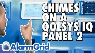 Using the Chime feature on a Qolsys IQ Panel 2