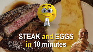 What is better than an 18 oz RIBEYE STEAK & EGGS on CARNIVORE? Answer: NOTHING