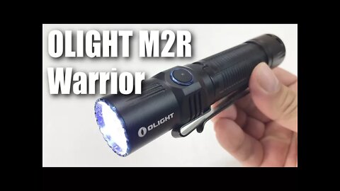 Olight M2R Warrior 1500 Lumen CREE LED Flashlight with magnetic charging cable Review