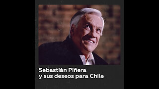 Emotivo discurso de Piñera en la televisión chilena en 2023