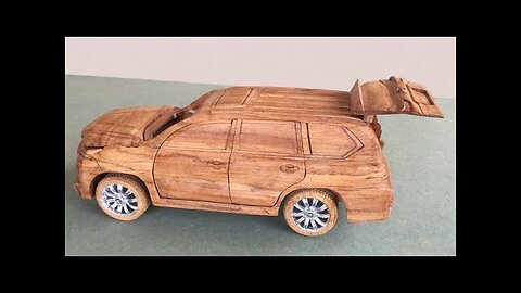 Wood Carving --- Lexus LX 570 Special Edition --- Top of Wood Art