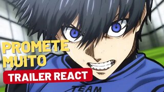 React Novo Trailer de Blue Lock!! Um dos Animes mais Aguardados 2022