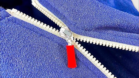 A Tailor showed me this Method! How to Fix Broken Zipper ￼