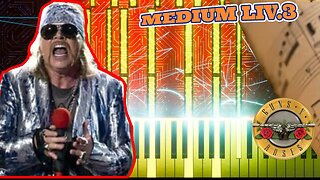 PERHAPS PIANO TUTORIAL + SPARTITO GRATIS FREE PIANO SHEET GUNS 'N ROSES PIANO COVER