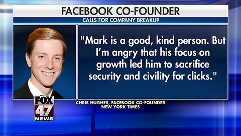Facebook co-founder Chris Hughes: It's time to break up Facebook