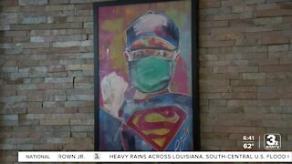 Council Bluffs artist thanks healthcare workers for COVID care