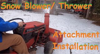How to install your Snow Blower