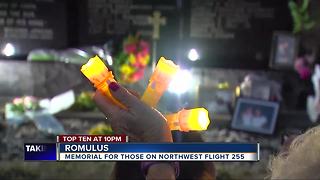 Memorial held for those on Northwest Flight 255