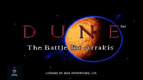 Dune 2 - The Battle For Arrakis - Sega Genesis - Longplay