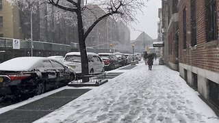 Heavy Snowfall New York City