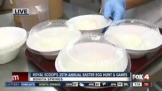 Local ice cream shop prepares for 25th annual Easter egg hunt