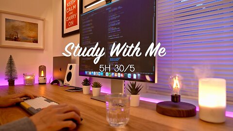 5-Hour Study with Me / Pomodoro Timer 30-5 / Lo-Fi Relaxing Music