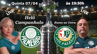 Live - 07/04 - 19h30 - Rumo ao tetra da Libertadores com Helô Camponholo