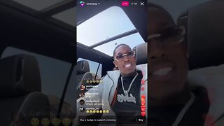 COREY IG LIVE: Corey Pritchett And Carmen Picking Up The Kids From Their Parents (15:03:23)