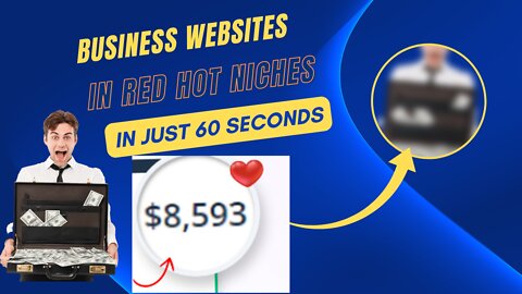 Creates Ultra Fast, Professional SEO Optimized 90,000 DFY Business Websites In RED HOT Niches