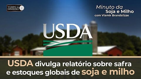 USDA divulga relatório sobre safra e estoques globais de soja e milho. Acompanhe.