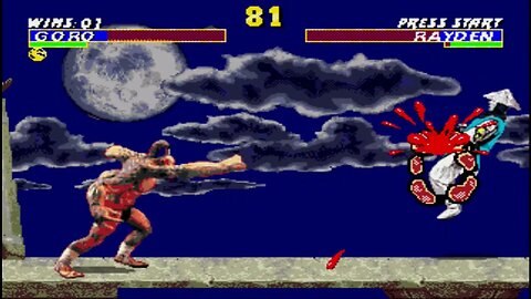 Ultimate Mortal Kombat Trilogy (Genesis) - Goro - Hardest - No Continues.