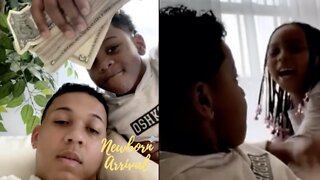 Lil Bibby's Niece & Nephew Ready To Shop At Walmart & Blow A Bag! 💰