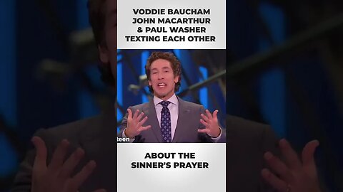 Pray This Prayer - Joel Osteen VS Voddie Baucham