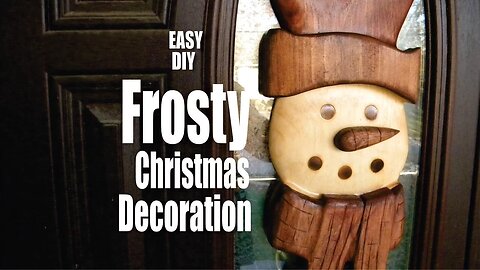 How to make a Frosty Snowman Christmas Decoration