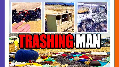 Whole Cars And Tons of Trash Left Behind At Burning Man 2023