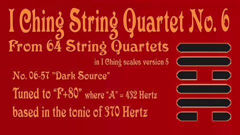 Richard Burdick's String Quartet No. 6, Op. 308 No. 6 - tuned to 370 Hertz