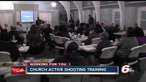 Faith leaders gather for active shooter seminar at Indy church