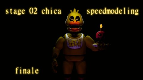 five nights at freddy's: stage 02 chica speedmodel finale
