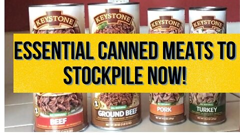 Keystone canned meats review+Dutch oven cook